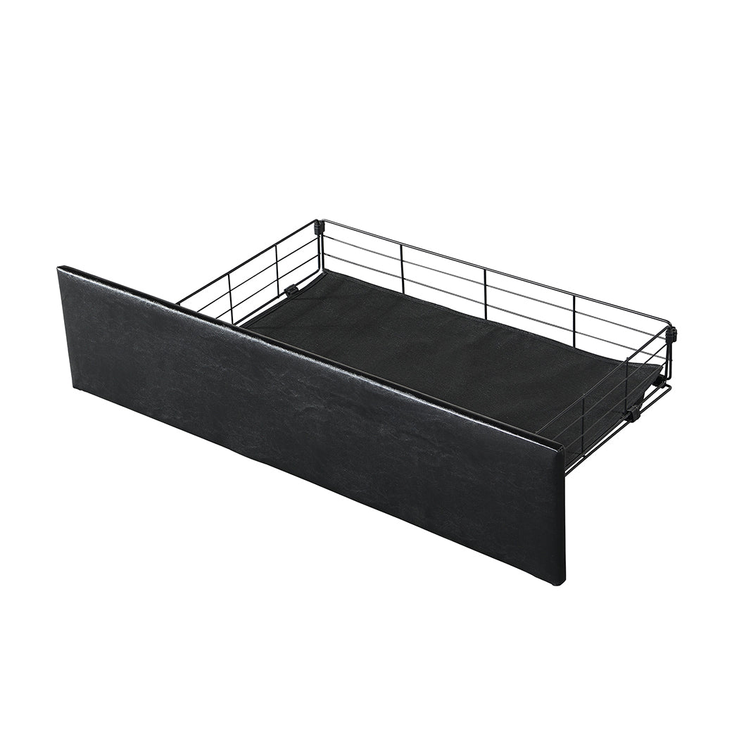 Premium Queen Bed Frame PU 4 Drawer USB Charge  Premium Quality Build