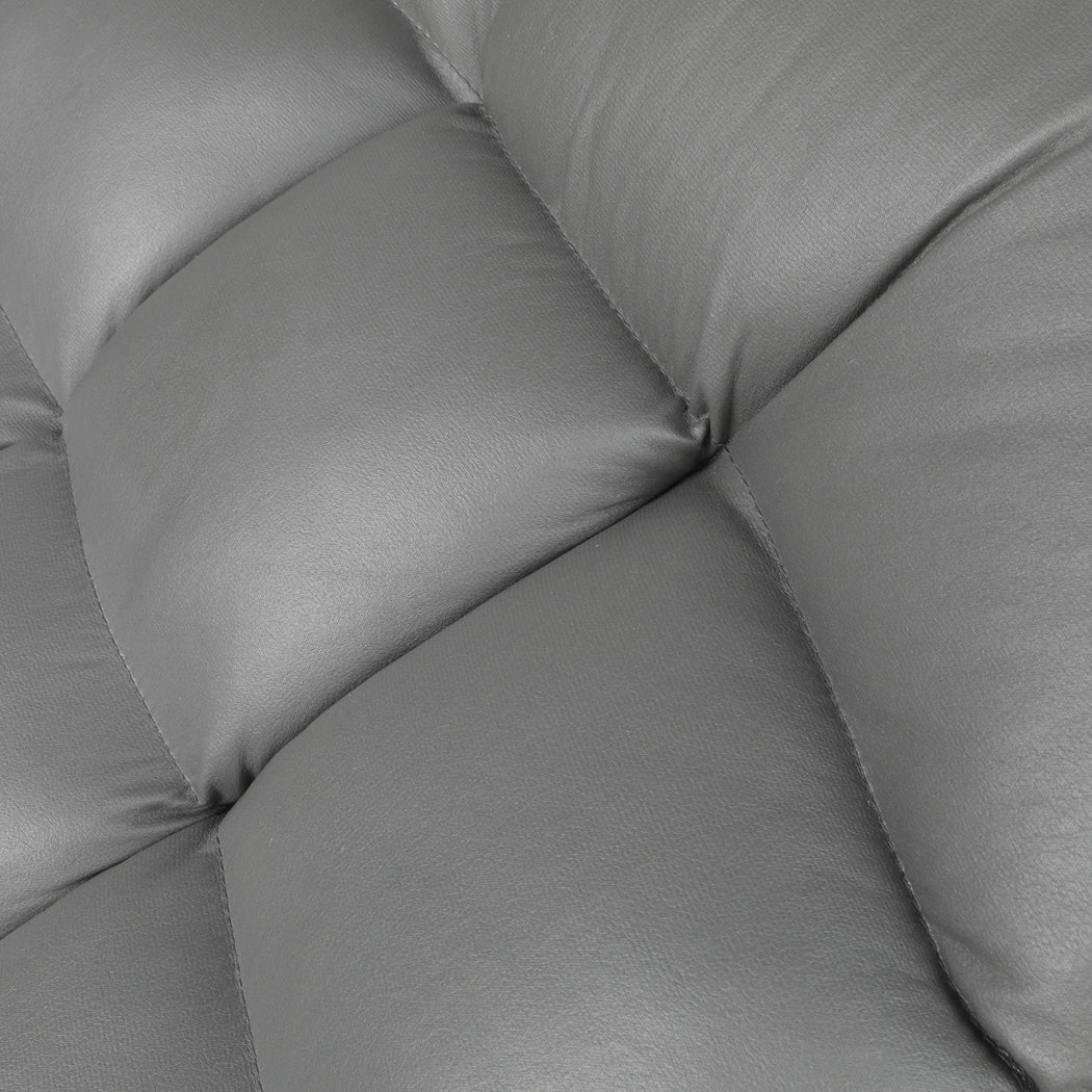 Accent Chair Recliner Armchair Grey