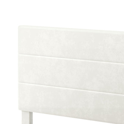 Double Bed Frame Upholstered Headboard 190x139.5x113cm