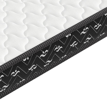 Stylish Spring Mattress Bed Pocket Tight King Single  Wood Finish