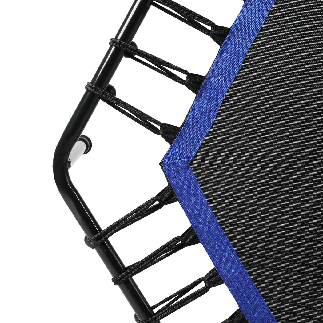 Mini Trampoline Rebounder Black 122x122x132cm