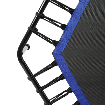 Mini Trampoline Rebounder Black 122x122x132cm