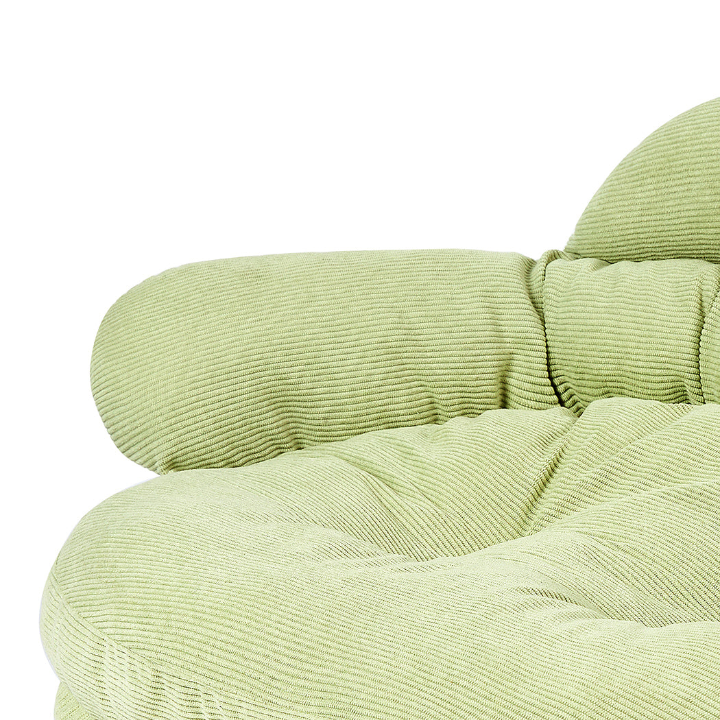 Pet Sofa Green Fabric 70x56x42cm