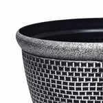 Outdoor Plant Pots 36cm Plastic Planters 2pk | HomeAndLiving