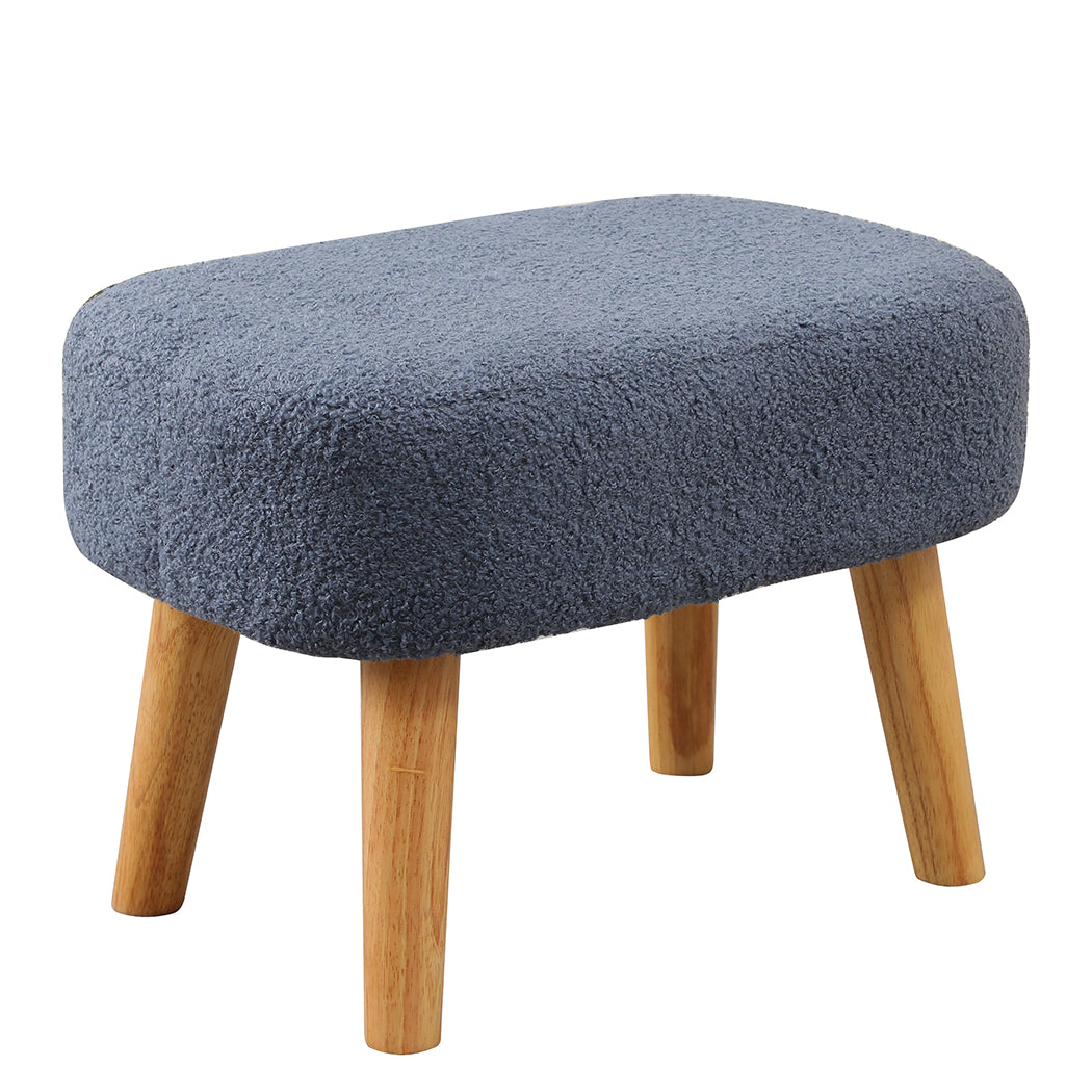 Premium Rocking Chair Ottoman Footrest With Side Pocket  Adjustable