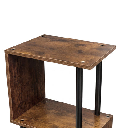 5 Tier Bookshelf Storage Rack 38x24x126cm