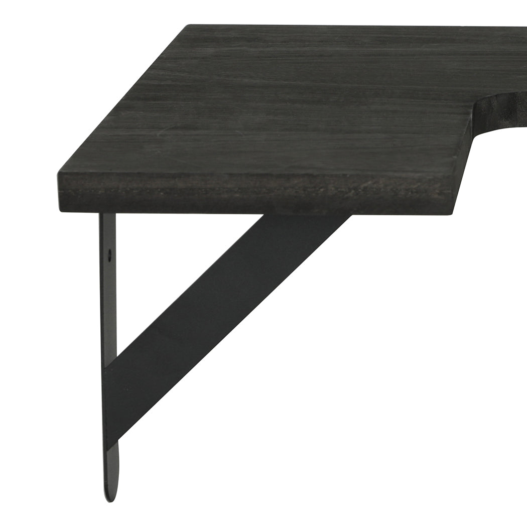 Corner Floating Shelves 3pc L-Shaped Wall | HomeAndLiving - 5