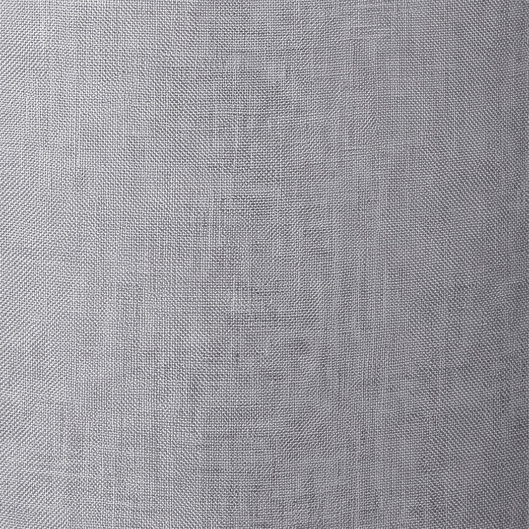 Lamp Shade Grey Linen Drum Set 26x26x18cm