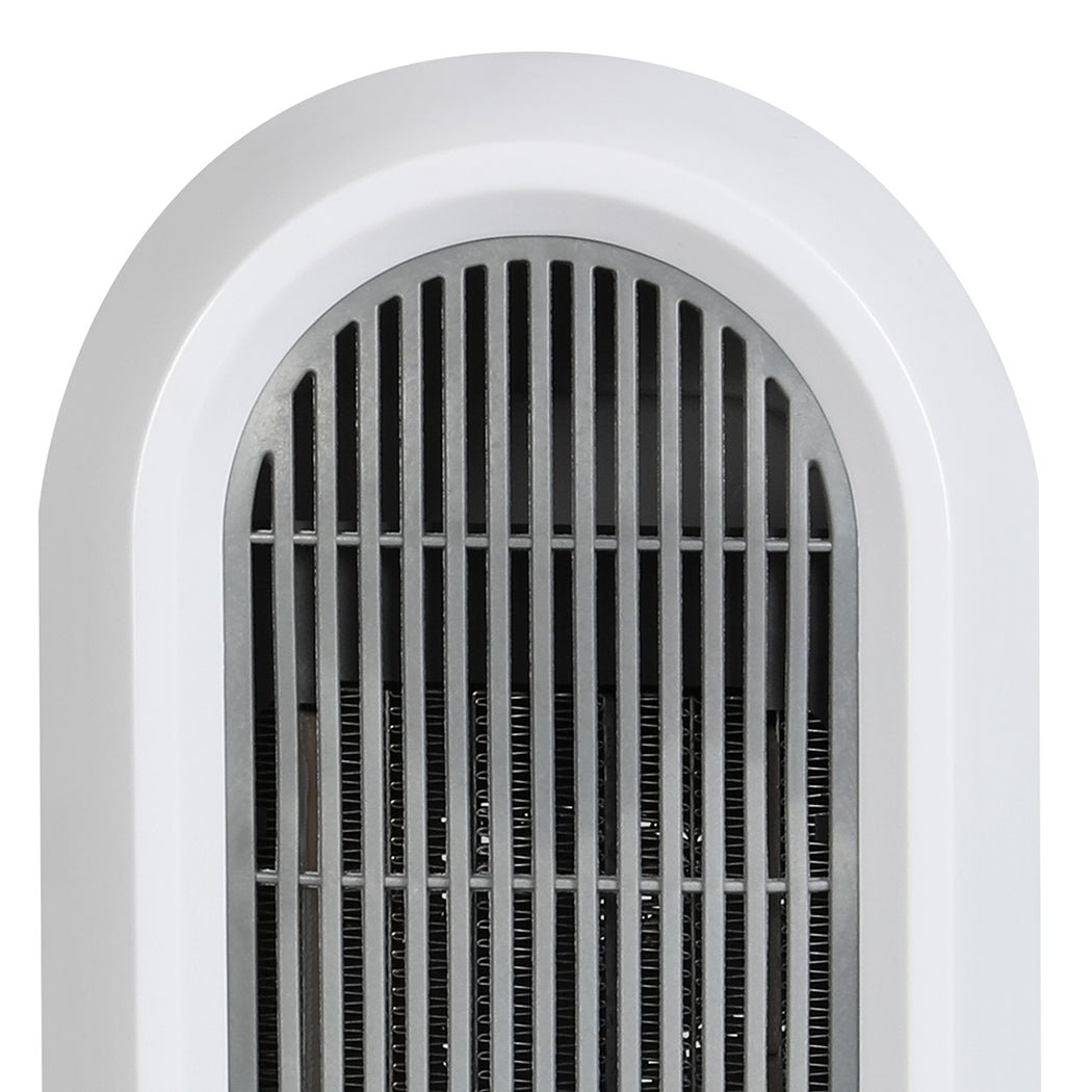 Elegant Portable Electric Heater Fan 1200W Home Office  Sleek Modern