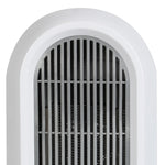 Elegant Portable Electric Heater Fan 1200W Home Office  Sleek Modern