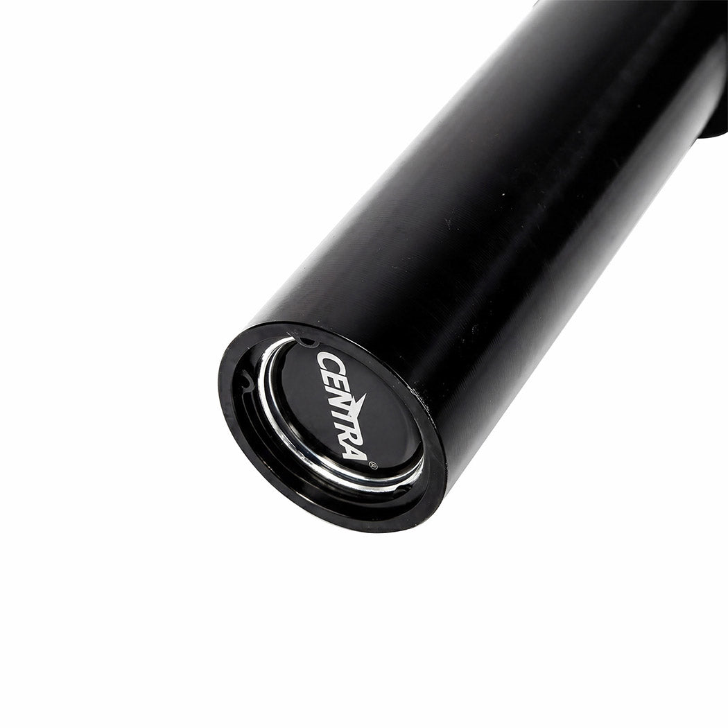 Centra Olympic Barbell Ez Curl Bar W Bar 810lbs Alloy Steel Black