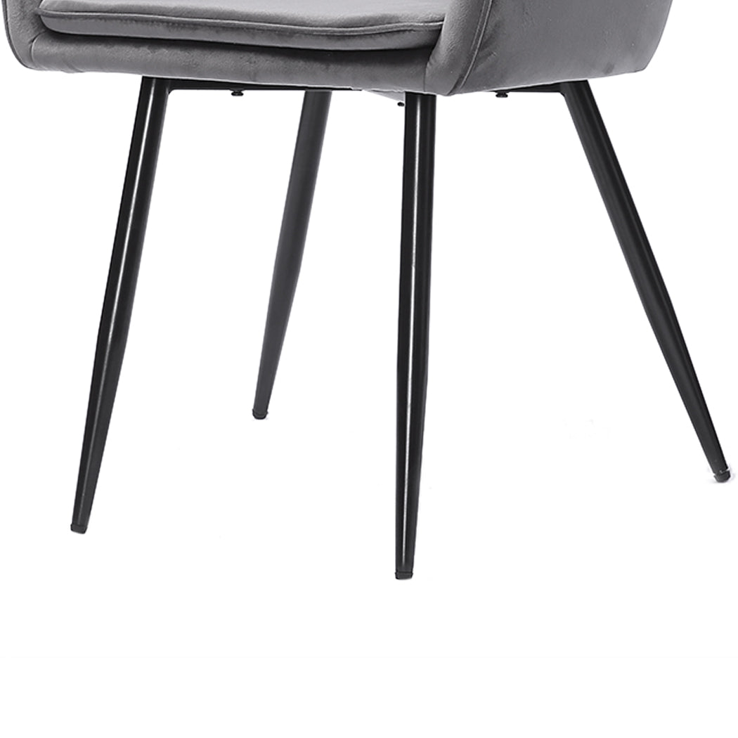 Elegant 4x Armchair Lounge Chair Accent  Scandi Inspired Design