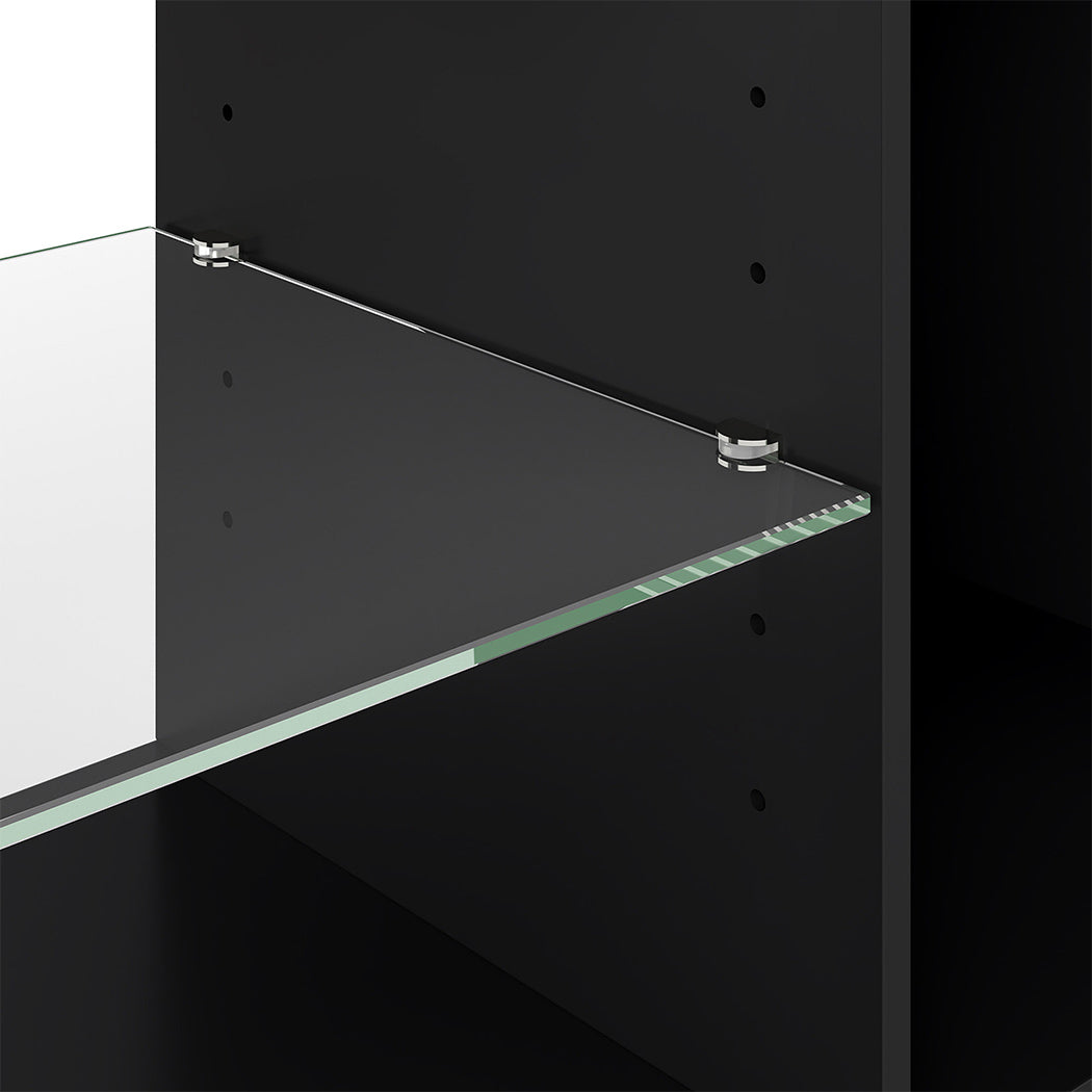Tv Stand Black 140cm 145x35x52.5cm