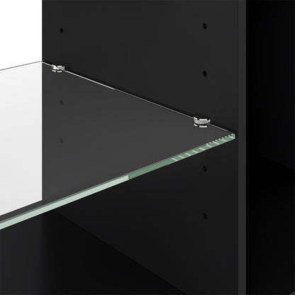 Tv Stand Black 140cm 145x35x52.5cm