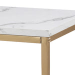 Marble Effect Console Table Narrow Hallway | HomeAndLiving