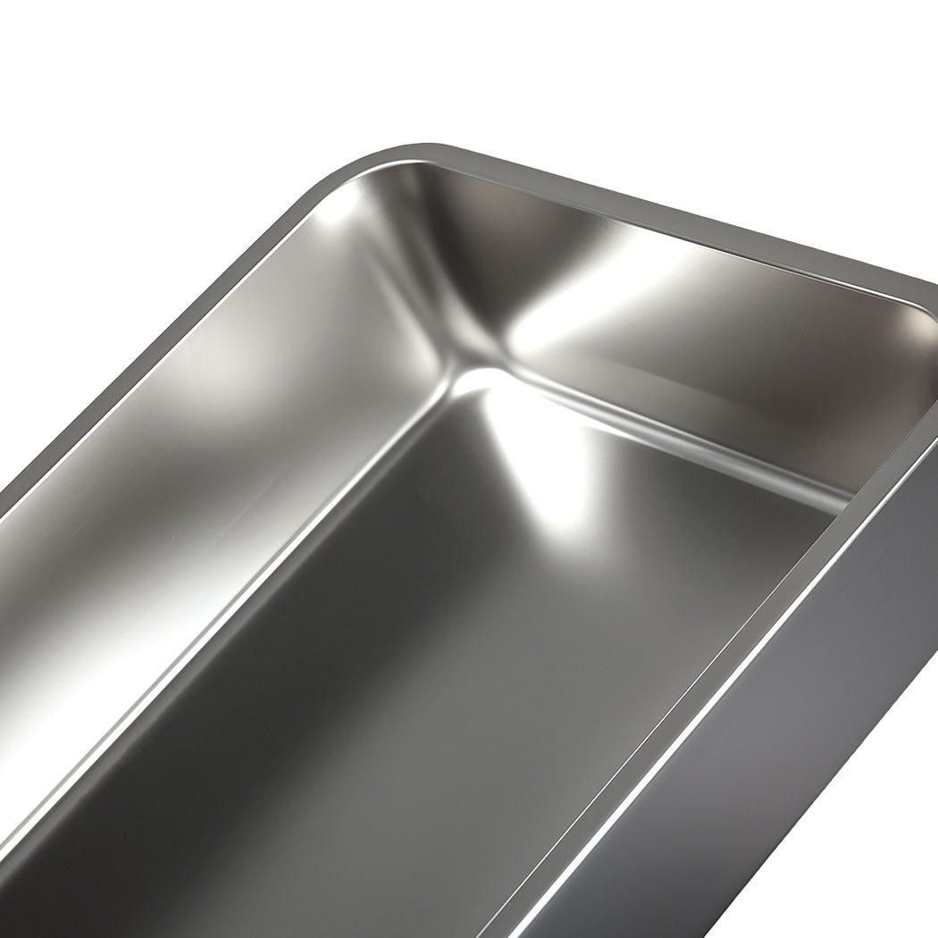 Stainless Steel Cat Litter Box Large 60x40x31.5cm