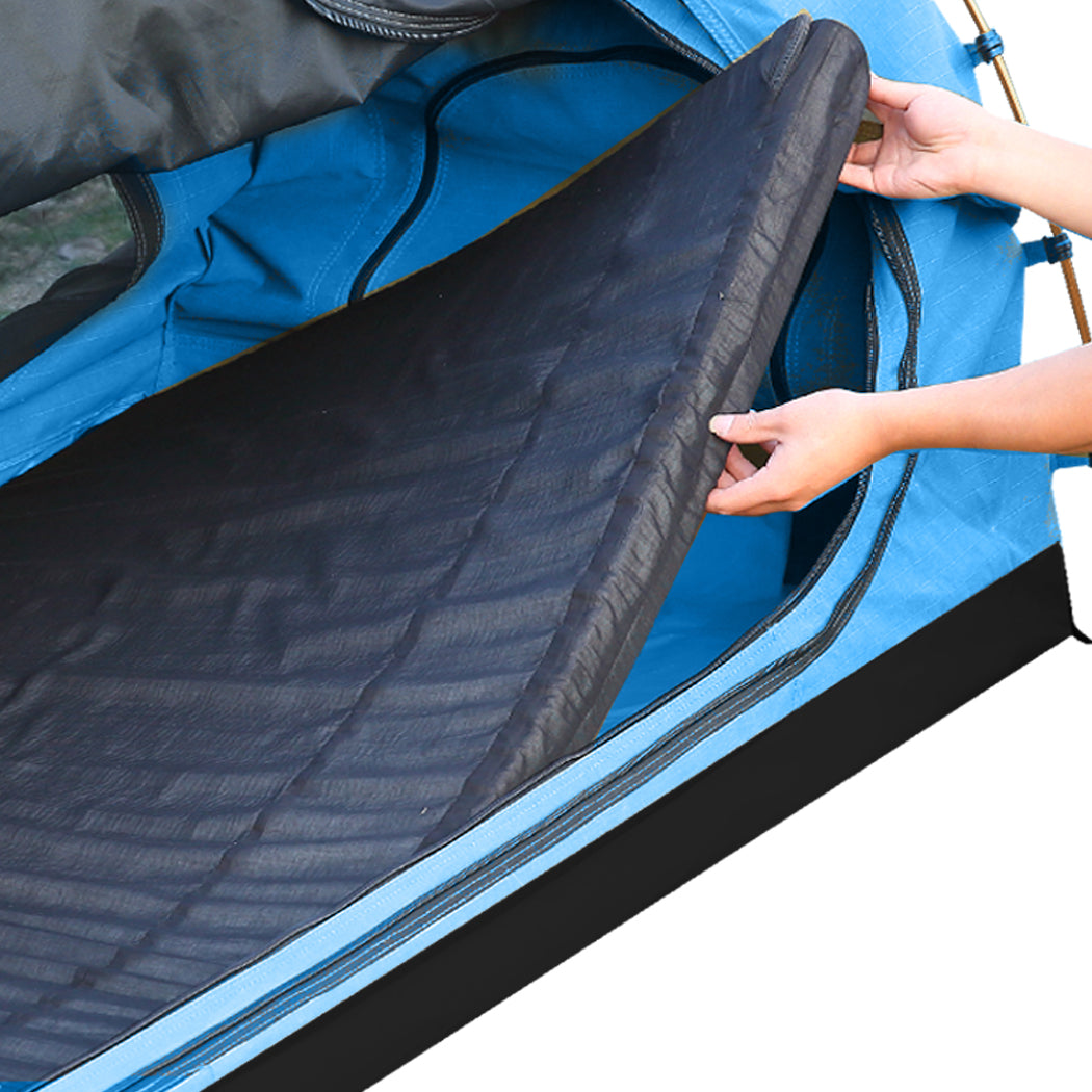 King Single Swag Camping Swags Blue