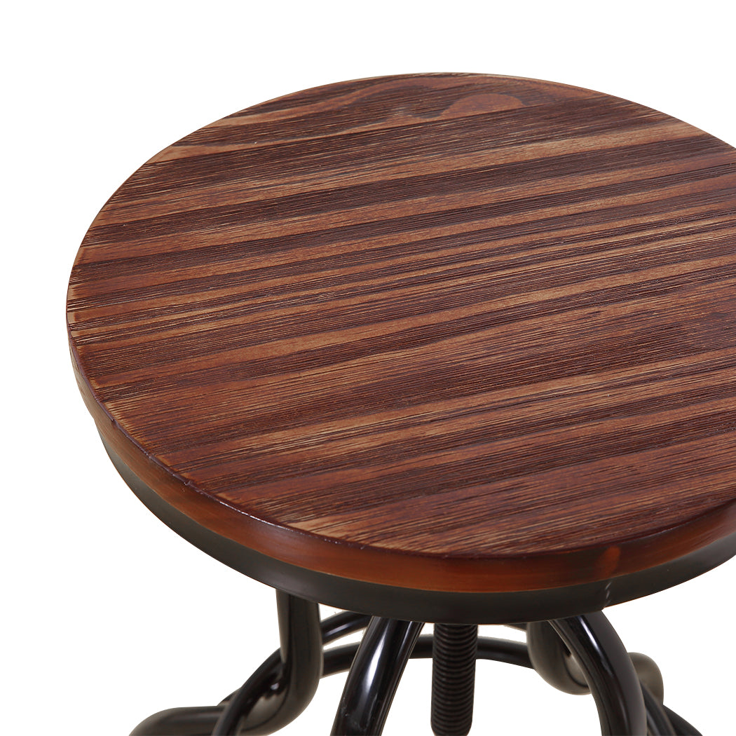 Bar Stool Kitche0n Wooden Leather