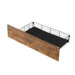 Stylish Queen Bed Frame Tufted Headboard USB Charge  Sleek Modern
