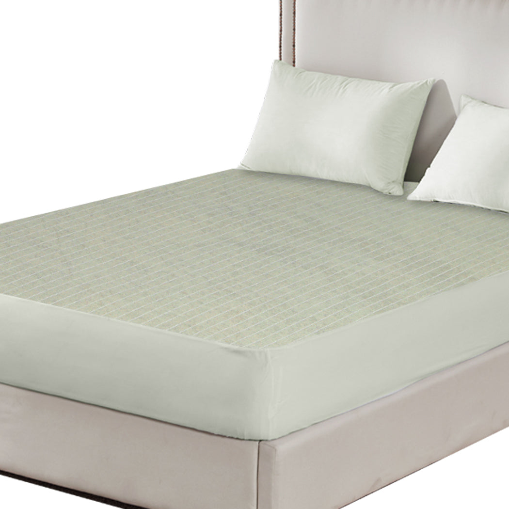 Double Mattress Protector Pillowcases Double Grey