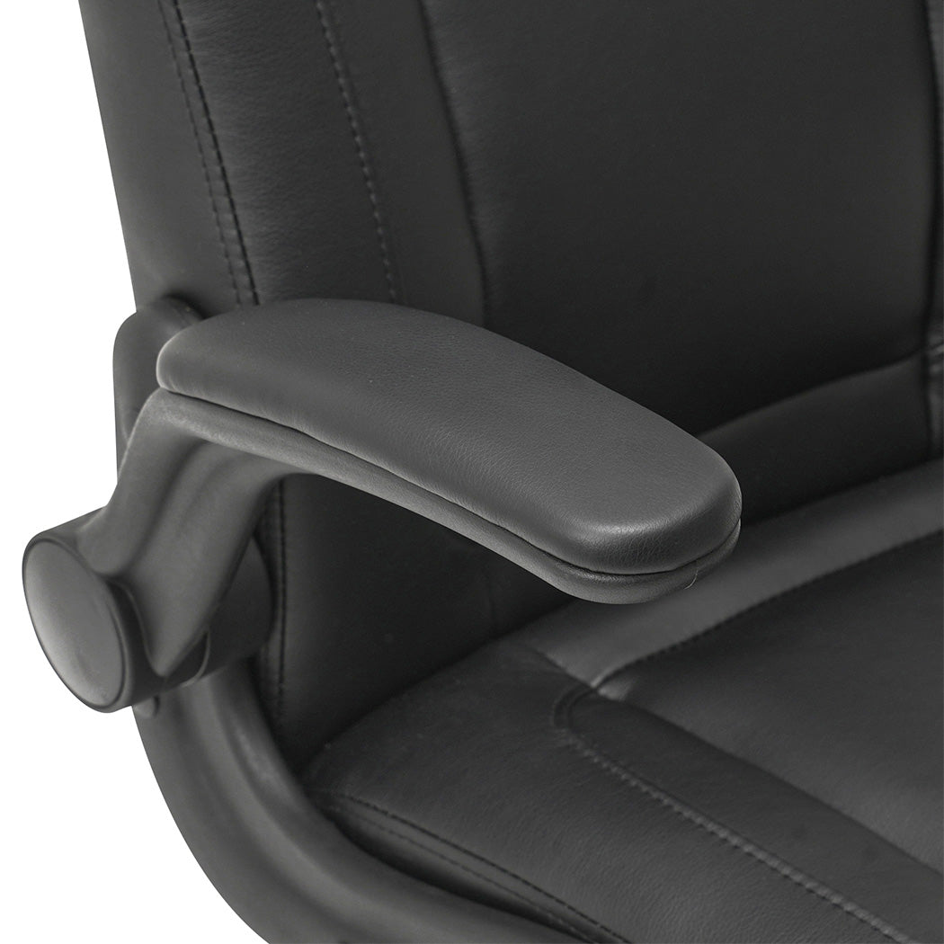 Executive Office Chair Black PU 65x68x100cm