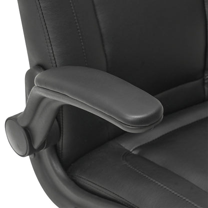 Executive Office Chair Black PU 65x68x100cm