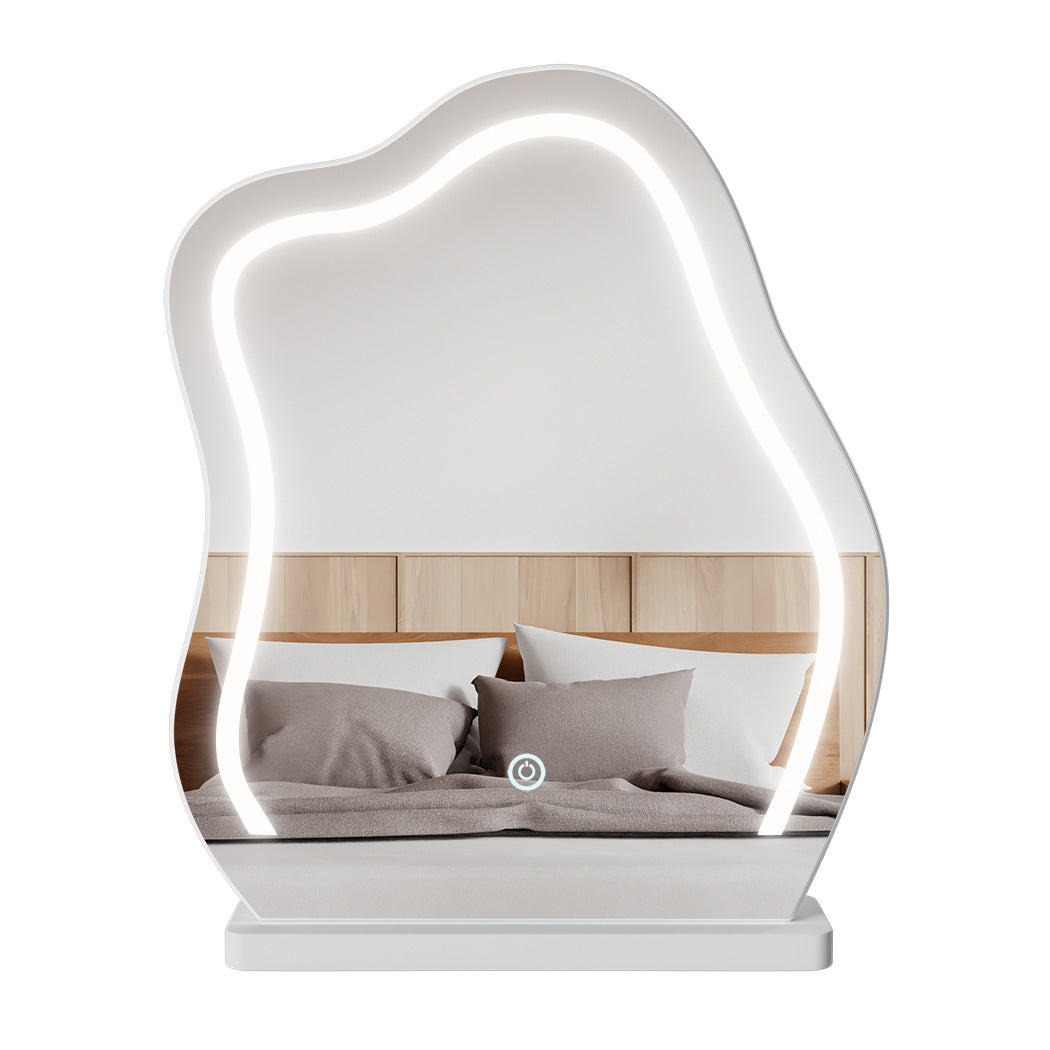 Versatile Dressing Table Stool Set with Mirror Led  Premium Quality