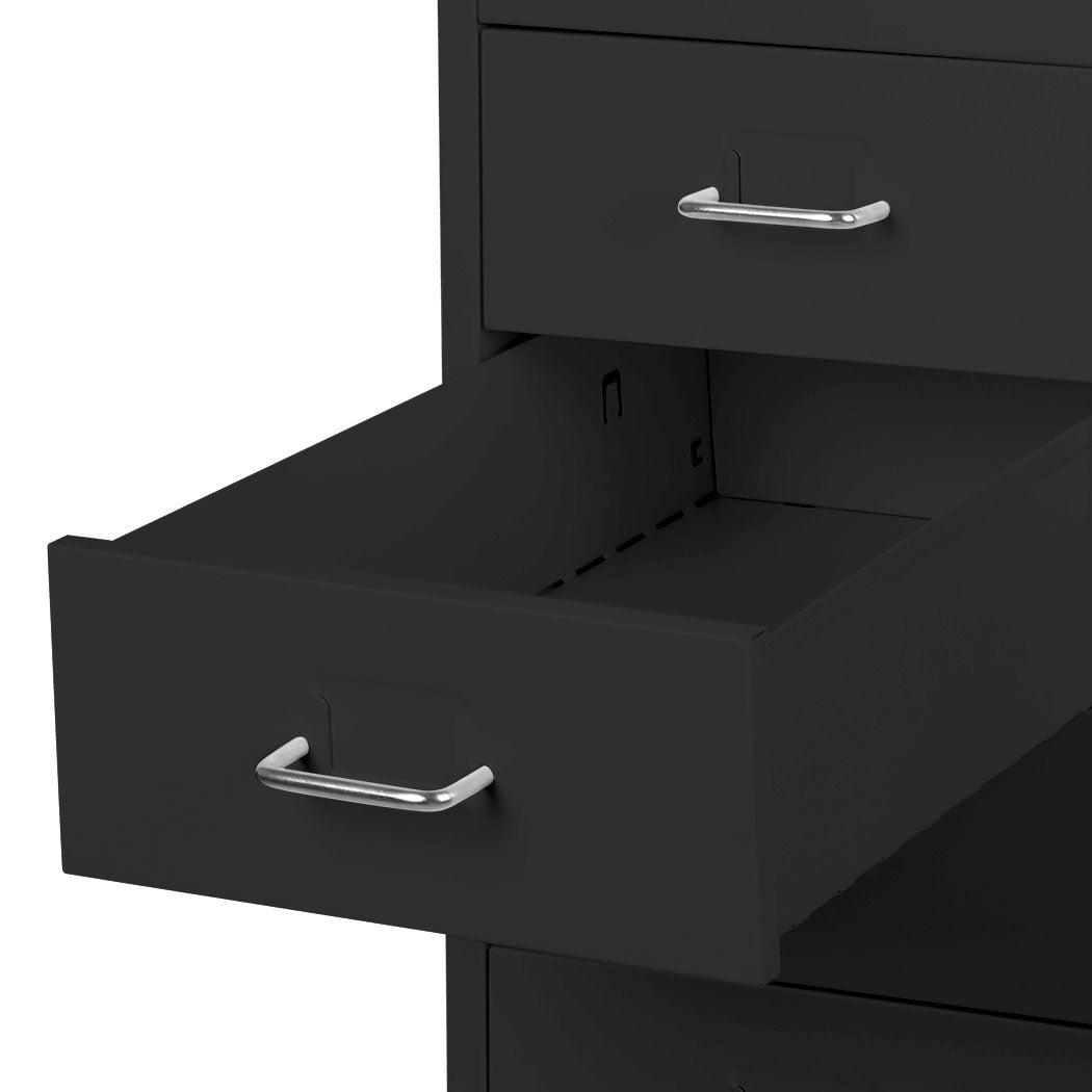 8 Drawer Office Cabinet Drawers Black