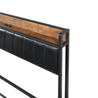 King Bed Frame Storage Drawer 220x186x101cm
