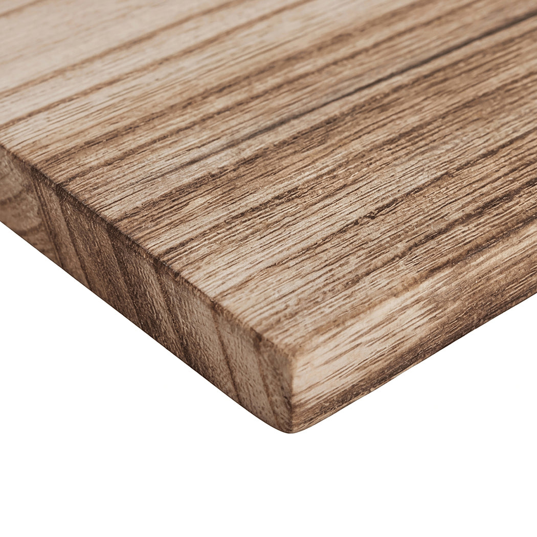 Floating Wall Shelves 5 Pack Rustic Wood Display | HomeAndLiving