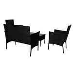 4PCS Outdoor Furniture Setting