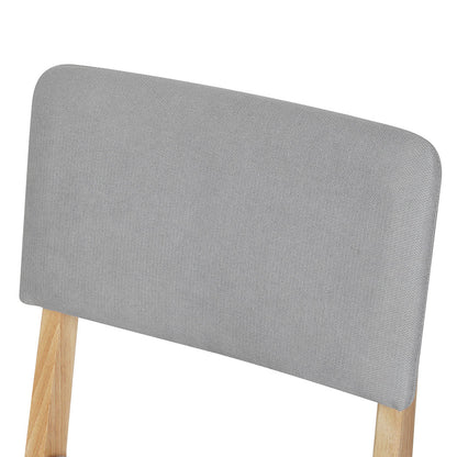 Versatile Dining Chairs 4 Upholstered Kitchen Chair  Wood Finish