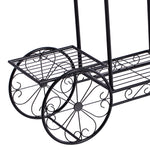 2x Plant Stand Outdoor Indoor Gold