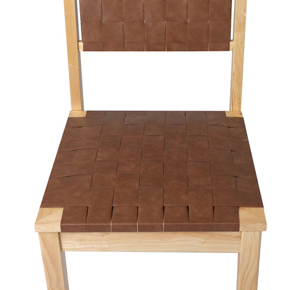Stylish Dining Chairs Accent Chair Lounge x8  Wood Finish Classic