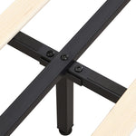 Ergonomic Floating Bed Frame Queen with Headboard LED Lights Mattress