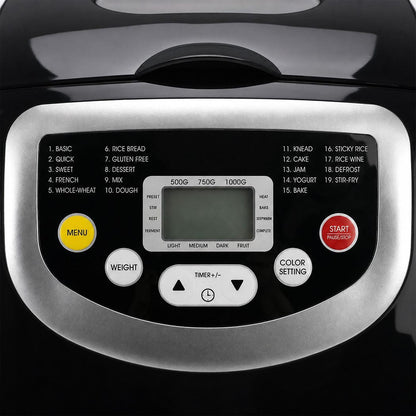 Bread Machine 19 In 1 600W 33.5x27.2x29.5cm