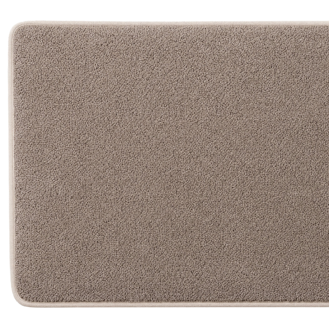 Non Slip Door Mat Beige 80x50x1cm
