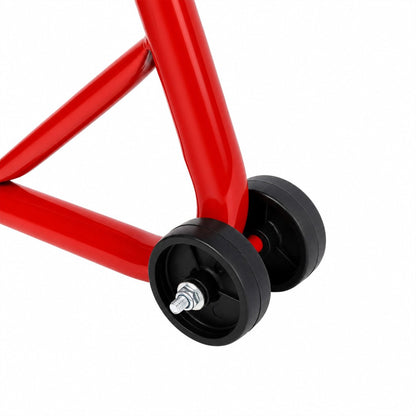 Motorcycle Stand Heavy Duty Red 81x51x37cm