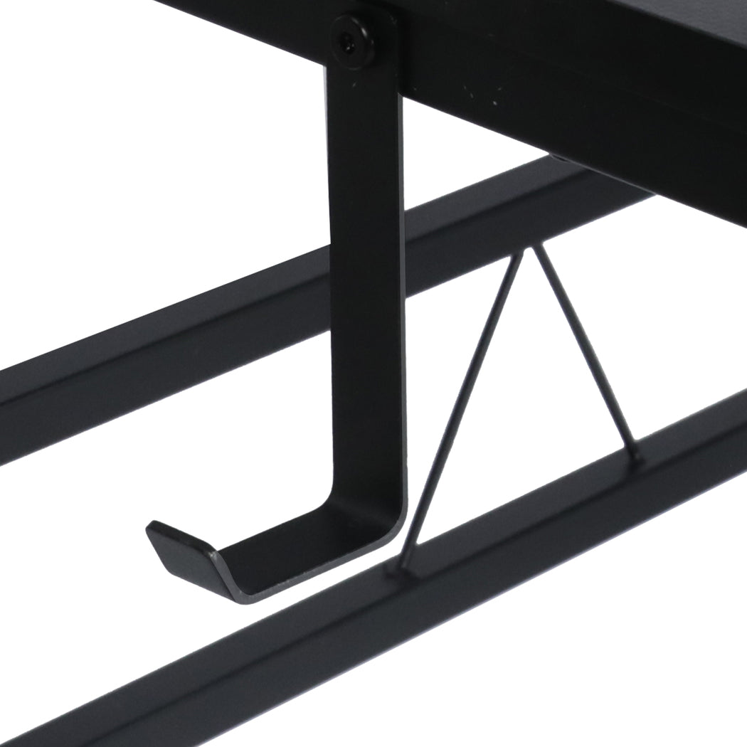 Levede Gaming Table Spacious Wear Resistan Stable Computer Desk Earphone Hook
