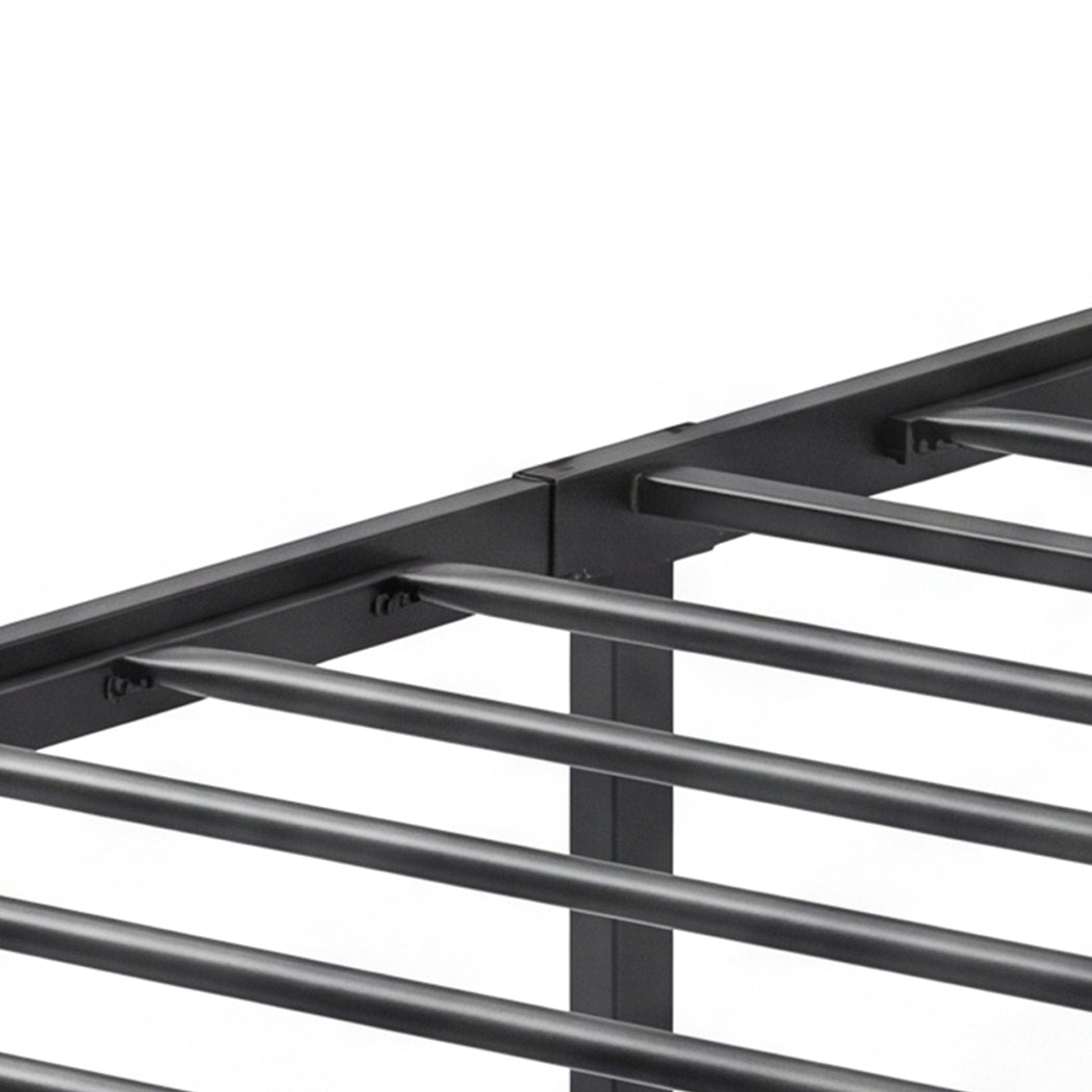 Single Bed Frame Storage Headboard 207x91.5x105cm