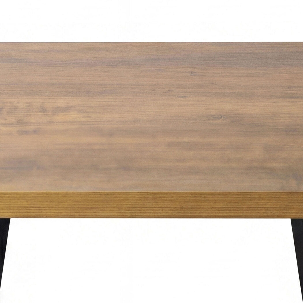 Square Dining Table Walnut 80x80cm
