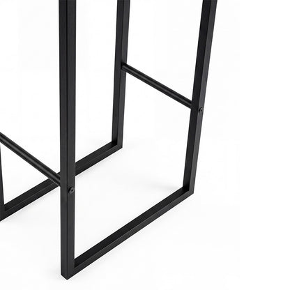Levede Firewood Rack Steel Outdoor Storage Log Holder Fireplace 40 x 25 x 150cm