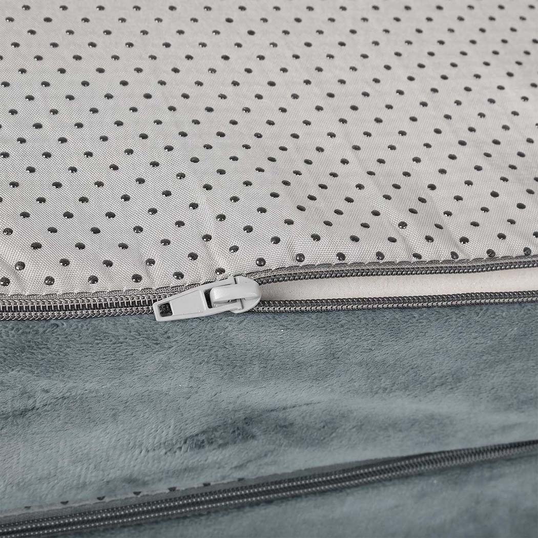 Leg Pillow Double Grey Memory Foam