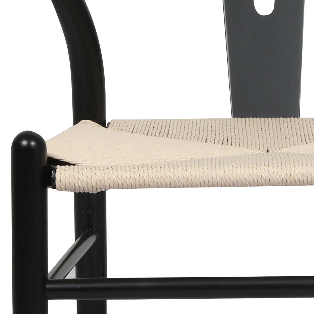 Modern 8x Dining Chairs Wooden Hans Black  Durable Frame Classic