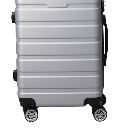 20" Carry On Luggage Case Silver 20 inch