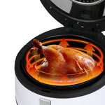 Contemporary 12L Air Fryer Convection Oven White Colour  Soft Cushion