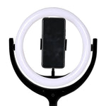 12'' LED Ring Light with Tripod Stand Black