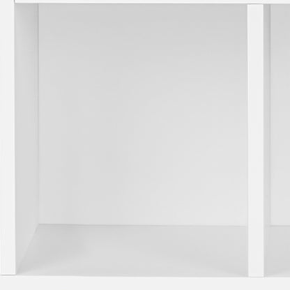 Kids Bookcase Toys Box Shelf White
