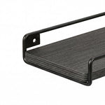 Floating Corner Wall Shelves 2 Pack Black | HomeAndLiving