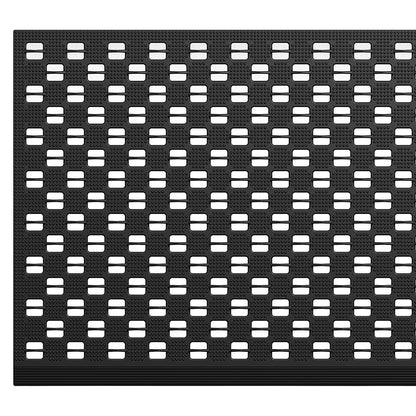 Front Door Mat Black Tpe 90x60cm
